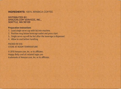 Happy Belly - Medium Roast Kona Blend Coffee Pods | 100 Count Compatible with Keurig 2.0