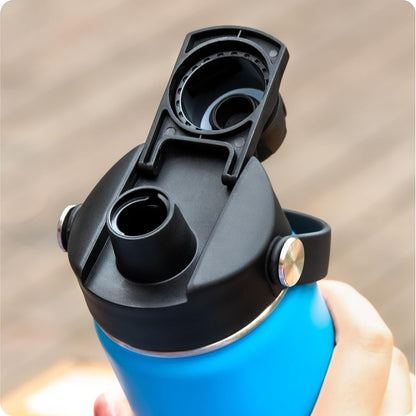 Lid for Hydro Flask 32 40 oz Water Bottle, Spout Lid with Handle Replacement for Wide Mouth Lid Chug Cap