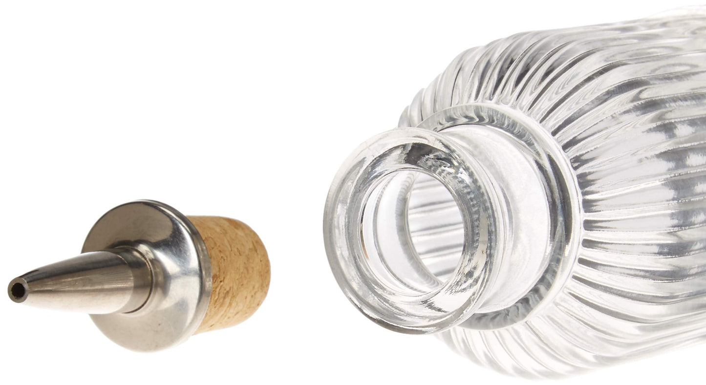 Amehla Bitters Bottle - Set of 2, 3oz Capacity with Dasher Caps and Stopper Caps - Dasher Bottles for Bitters - Elegant and Functional Bitters Bottles for Home or Professional Use