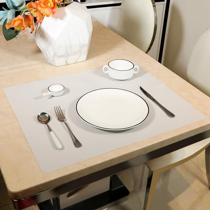 LONGFITE Silicone Baking Mat 23.6''x19.7'' Extra Large for Dough Rolling Pastry Fondant Mat Nonstick and Nonskid Heat Resistent, Countertop Protector, Dining Table Mat and Placemat (Extra Large, Gray)