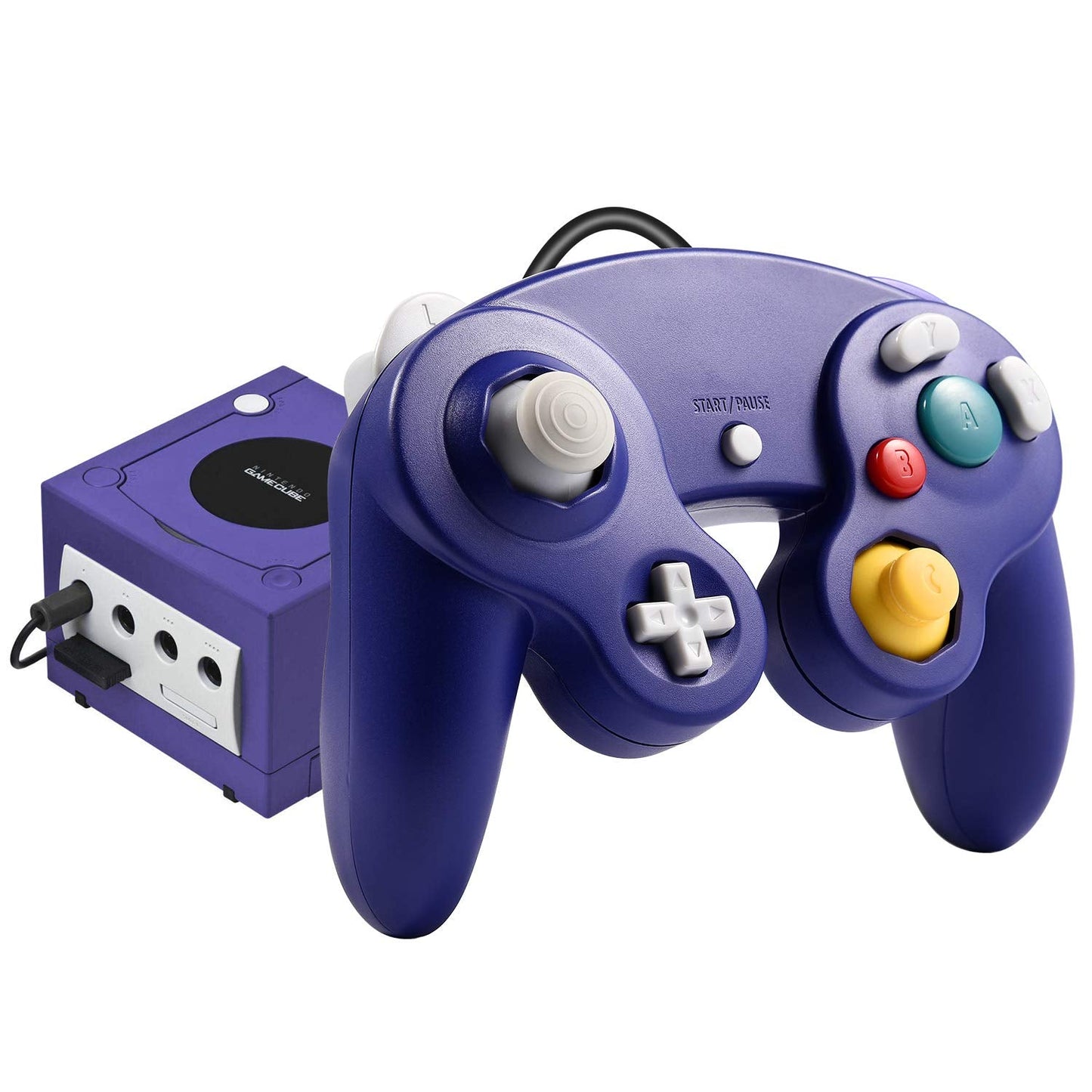 miadore 2 Pack Wired GC NGC Controller Gamepad Joystick Compatible for Gamecube & Wii Console
