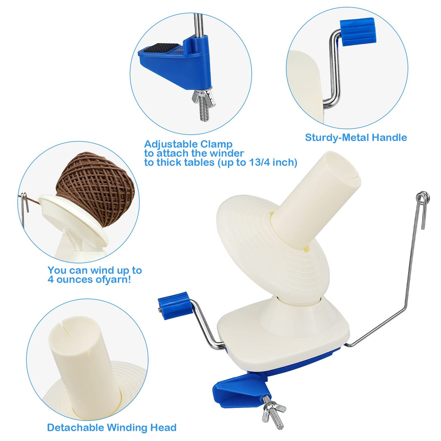LAMXD Yarn Ball Winder and Yarn Umbrella Swift ¡­