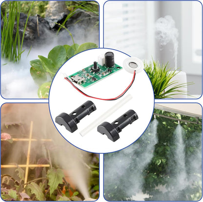 8 Pcs Atomization Disc, DC 5V USB Humidifieration Mist Maker, Atomization Module with Timing Switch for DIY Home