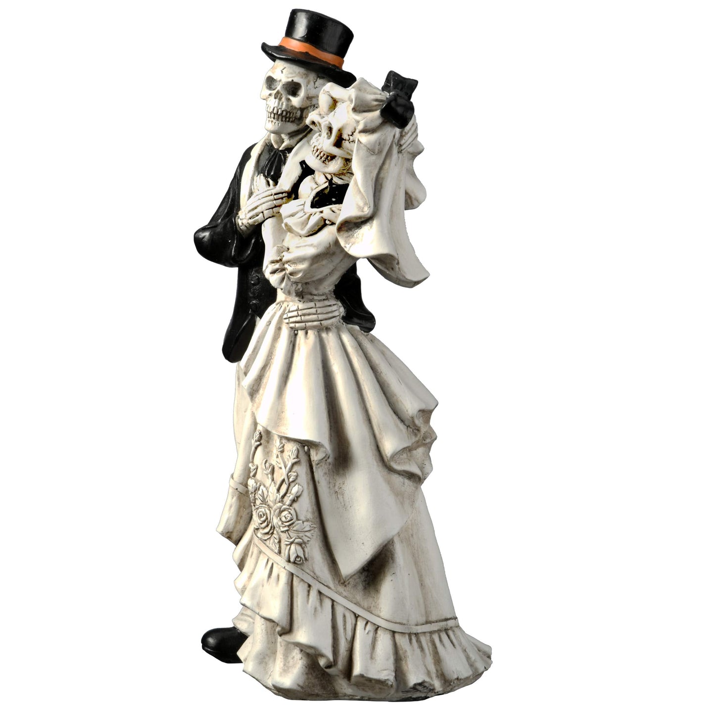 National Tree Company Skeleton Bride and Groom Decoration, Halloween Collection, 11 in