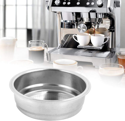 51mm Non Pressurized Filter, Stainless Steel Reusable Coffee Machine Strainer Bowl, Single Basket for De Longhi