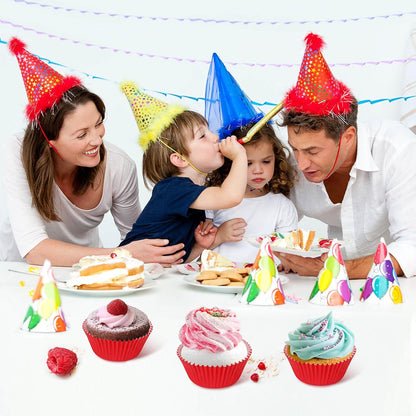 Standard Red Baking Cups, Pack of 200 Cupcake Liners Paper