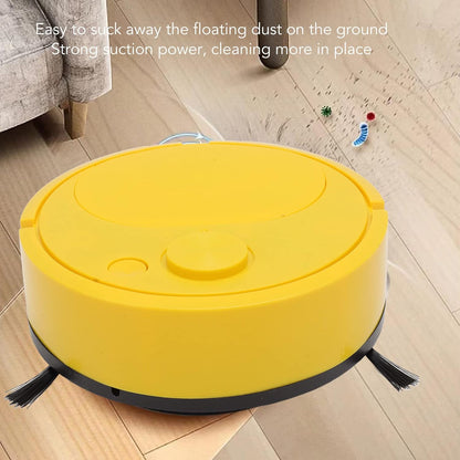 Luqeeg Robot Vacuum Cleaner, USB Charging Smart Sweeping Robot for Wooden Flooring, Low Pile Carpet, Pet Hair