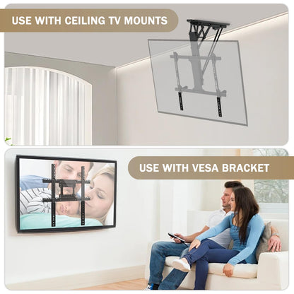 Vertical VESA Extender Plate Bracket Kit, TV Mount Extension Bracket Designed for Low VESA Pattern TV’s, Suitable for Use with Most VESA mounts and TV Ceiling Mount - 2 Brackets