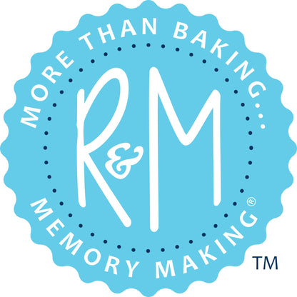 R&M 17 Inch Silicone Rolling Pin, Large Barrel 9.75 Inches Long, 2 Inches Diameter, Non-Stick For All Your Baking Needs