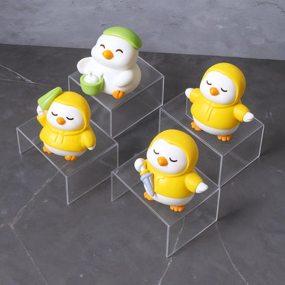 mekueeex 16 Pack Clear Acrylic Display Risers, Display Stand for Figures, Buffets, Dessert, Cupcakes, Candy, Jewelry and Collectibles (4.1" x 3.2" x 2.2" )