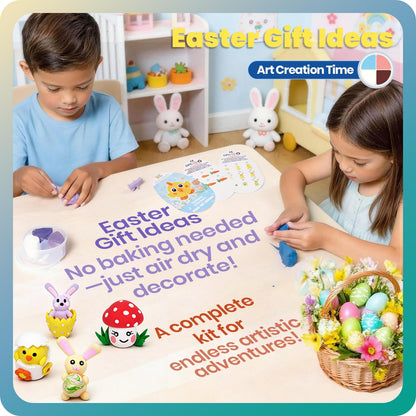 Air Dry Clay Kits,18 Animals Modeling Magic Clay for Kids, DIY Model Magic Clays,18 Set Molding Clays, Ultra Light, Soft & Non-Sticky, Arts and Crafts Gift for Kids