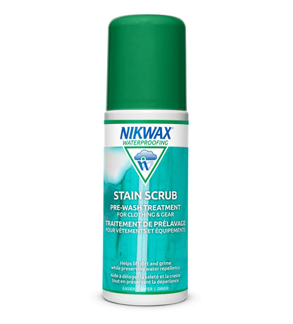 Nikwax Stain Scrub, Pre-Wash Treatment, Removes Stubborn Stains on Outdoor Clothing, Outerwear, Insulated and Down Jackets, Gore-Tex and other Waterproof Gear