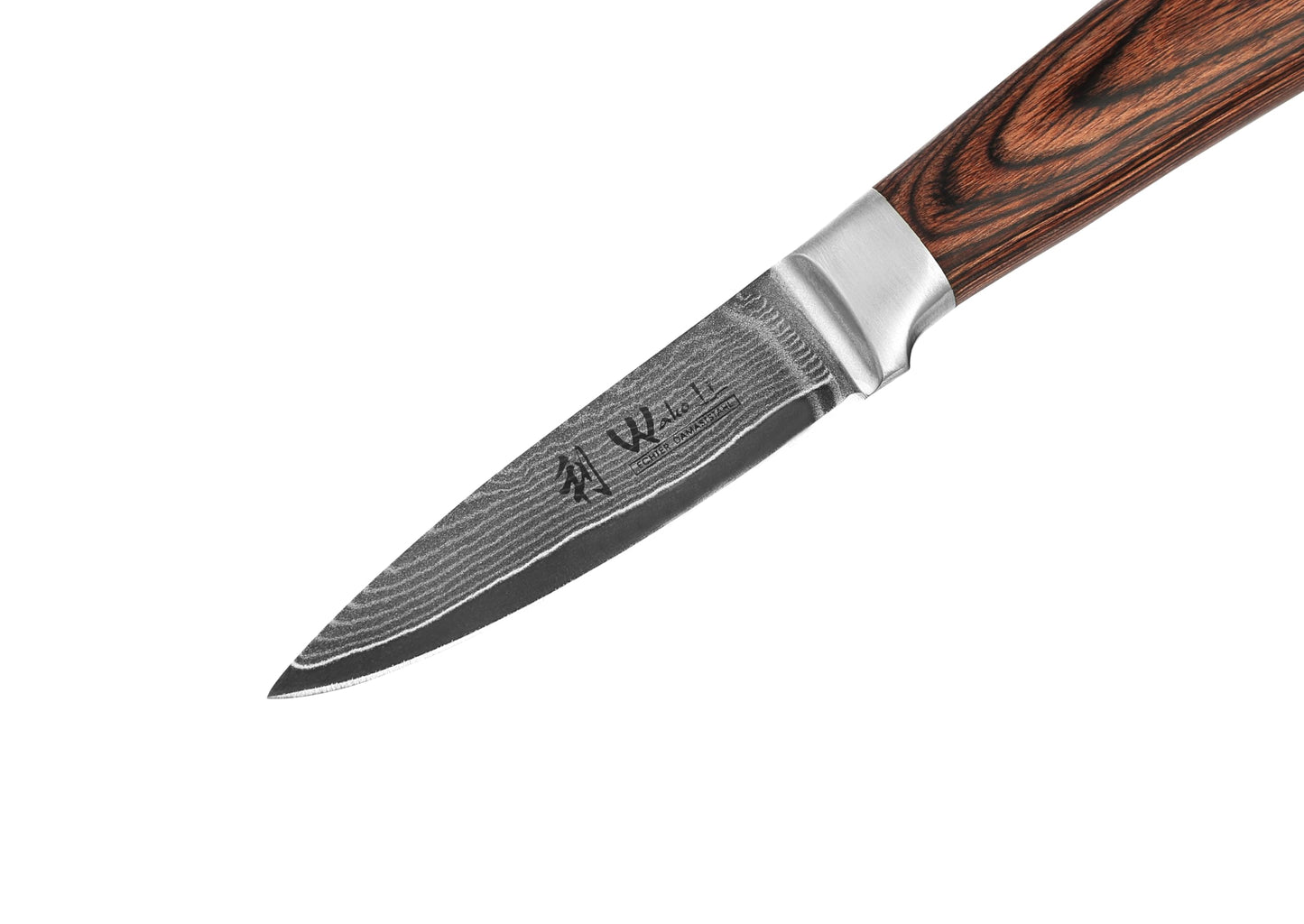 Wakoli EDIB Damascus Paring Knife – 3.2-Inch Small Kitchen Knife | Genuine 67-Layer Damascus Steel Blade with VG10 Core | Ergonomic Pakkawood Handle | Precision Cooking Knife in Gift Box