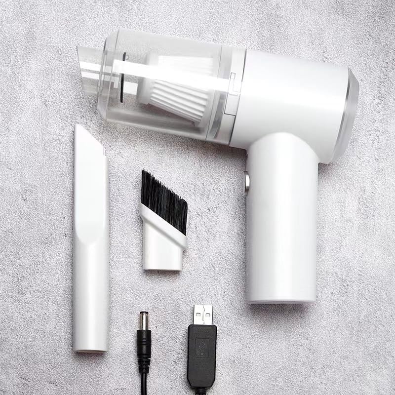 Mini Vacuum Cleaner for Car, 2 in 1 Wireless Handheld with Brushless Motor, High Power 120W Rechargeable