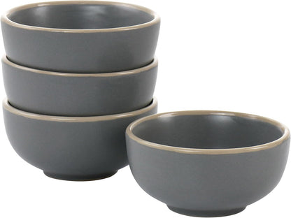 Gibson Home Rockaway 4 Piece 3.5in Fruit Bowl Set, Perfect for Serving Fruits and Snacks