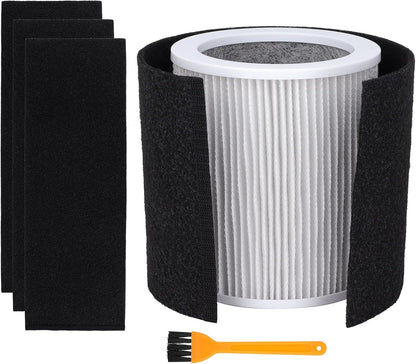 H-PF400 HEPA Filter Replacement Kit, Compatible for Hunter HP400 Air Purifier Series, 1 HEPA Filter + 4 Pre-Filters