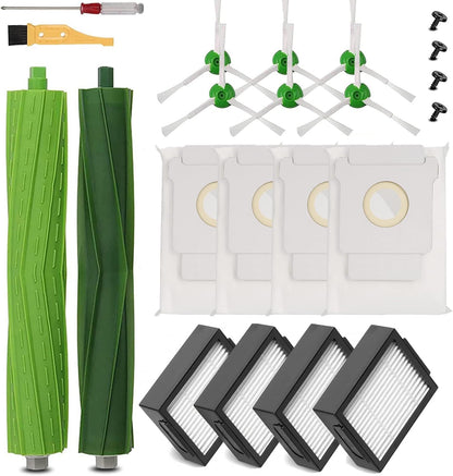 MZY LLC Replacement Parts for iRobot Roomba i7 i7+ i2 i3 i3+ i4 i4+ i6 i6+ i8 i8+ E5 E6 E7, I, E & J Series Vacuum Cleaner (M 15 PCS)