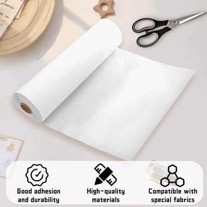 GARBODIY 10 Ft x 12.4 Inch Hot Fix Transfer Tape, Rhinestones Transfer Film Paper Roll - 0.3mm Thick, Ideal for DIY Rhinestone Pattern Positioning on Clothes, Fabric & Craft Decorations