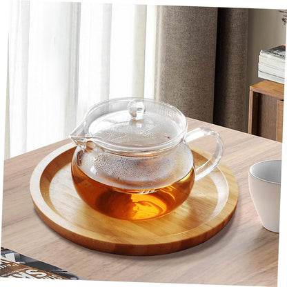 UPKOCH Tea Infuser Portable Heater Filter, Clear Japanese-style Teapot for Loose Leaf Tea Steeping