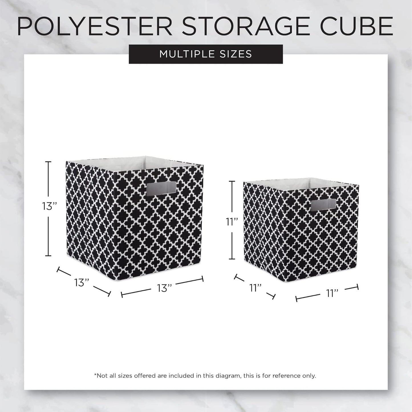 13x13x13, DII Collapsible Polyester Storage Cube, Solid, Lightweight and Durable, Large Square, Cinnamon