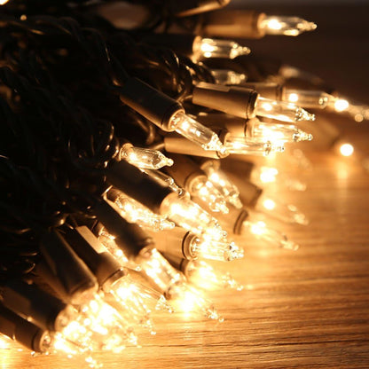 21.45FT 100 Count Bulbs 1-Pack) LIDORE Super Bright Clear Mini Christmas Tree String Lights, Gift for Decoration