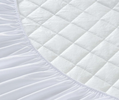 Elif Home Goods 2 Pack (2 Pack) Crib Size Waterproof Mattress Protector, Quilted Cooling Fitted Bed Mattress Cover Pad