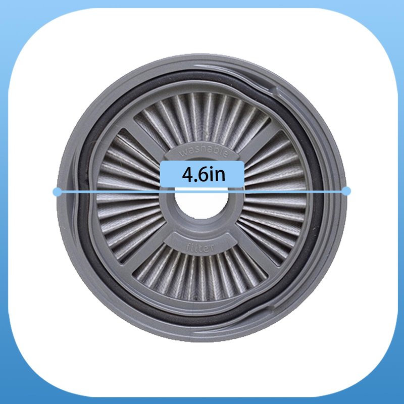 Aolleteau 1543 Filter Compatible with Bissell Symphony Pet All-in-One Vacuum and Steam Mop 1543 Series, 15436, 15437, 15438, Compare to Part# 1606886 （1 Pack Vacuum Filter & 1 Pack Foam Filter）