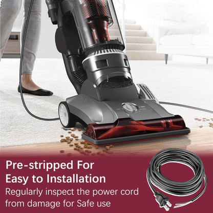 Replacement Power Cord for Oreck XL XL2 Upright Vacuum Cleaner, Fits 2300RS, 4070H2L, 4080H2B, 4080H2R, 4080H2Y