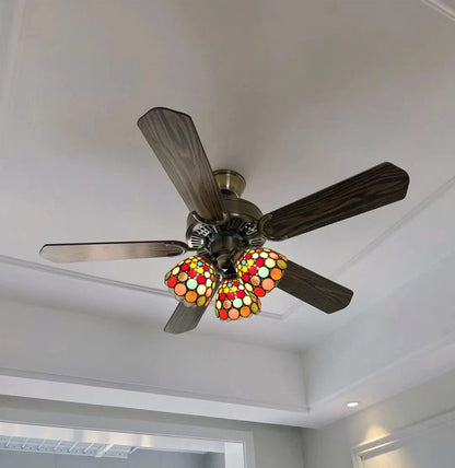 HMJ80021-Tiffany lamp Shade-Church Glass Shade