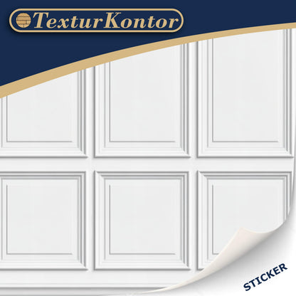 3 Sheets Self-Adhesive Wall Cladding for Dollhouse 1:12 Scale (Wood Paneled Wall (Renaissance))