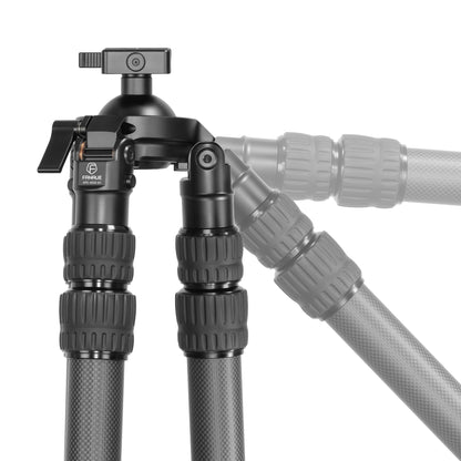 FANAUE Carbon Fiber Tripod for Shooting for Arca Swiss Quick Release Plate, Hands-Free Operation, Suitable for Hunting, Shooting and Outdoor Activities - HTC-4030-65