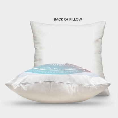 Stupell Industries Beige Nautical Clam Shell Design by Lucille Price Throw Pillow, 18 x 18, Blue
