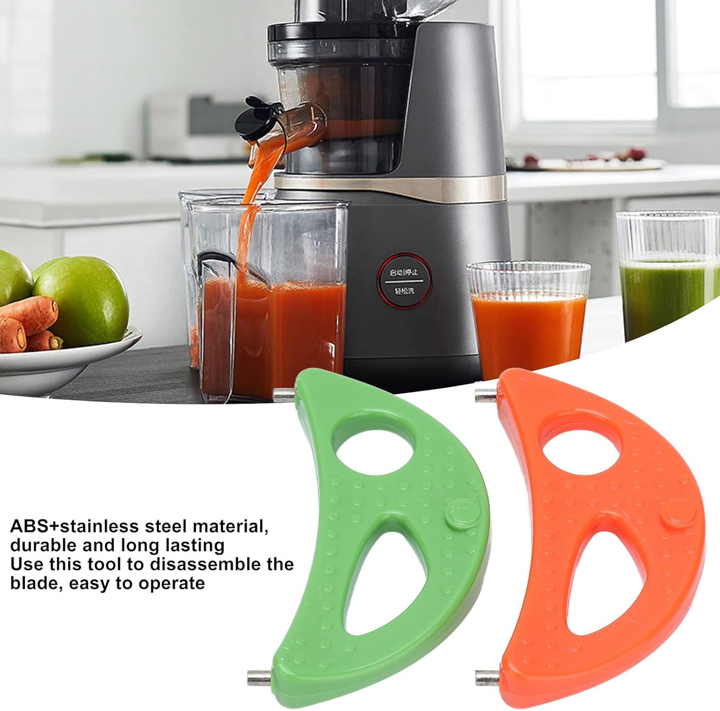 2Pcs Tool Compatible with Power Series Delux PRO Classic CL003AP E1188 E1189 MT1000 Juicer Replacement Parts