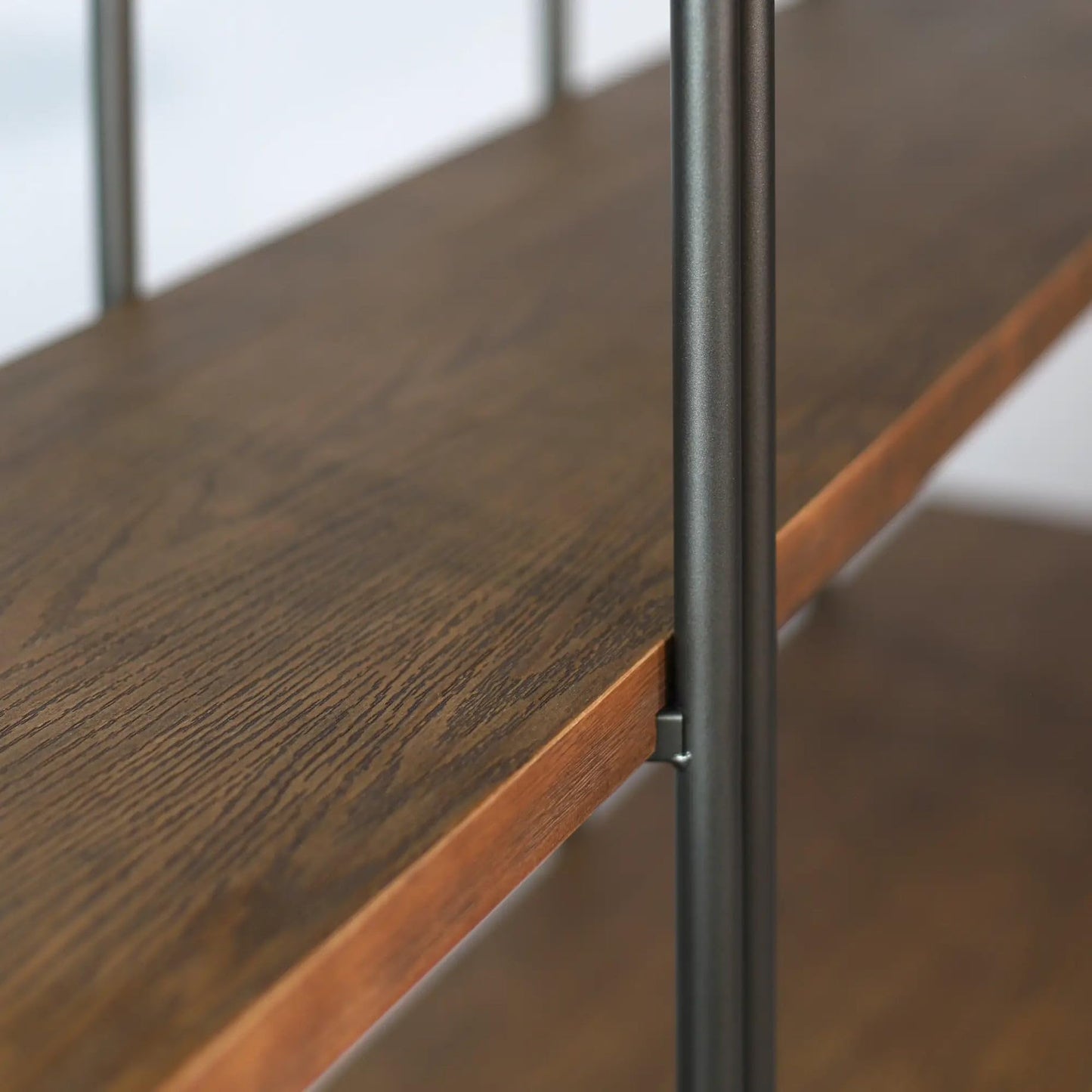 Grain Wood Furniture Cascais 53" Bookcase in Brown Oak