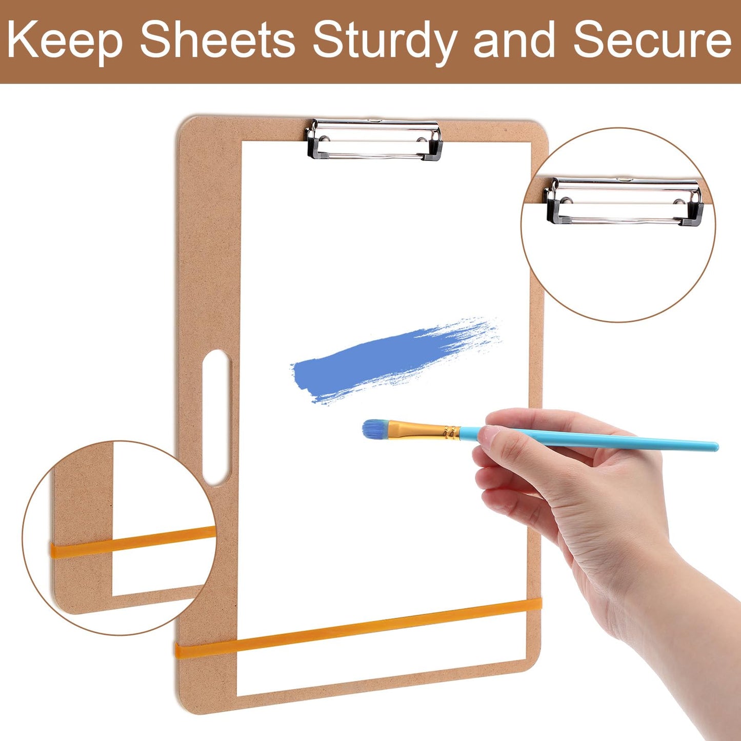 2Pack Sketch Board, Portable Art Portable Drawing Board with Handle (13 x 17in)