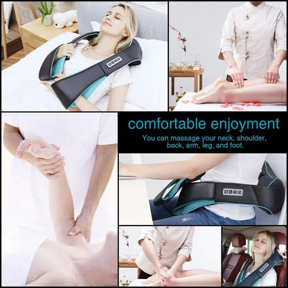 Mo Cuishle Shiatsu Neck and Back Massager with Heat - Electric 4D Deep Tissue Relief for All | Perfect Gift for Mom, Dad, and Loved Ones