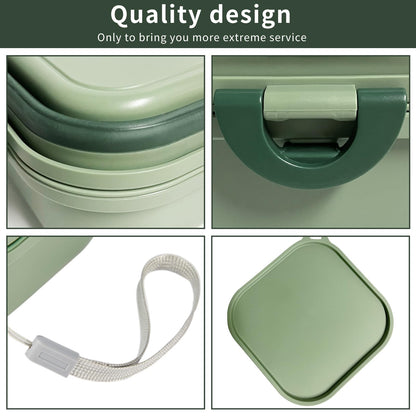 Collapsible Dog Bowls, Travel Water Bowl for Dogs, 2-in-1 Portable Food and Water Feeder - Travel Dog Bowls with Lid for Walking, Traveling, Camping and Hiking