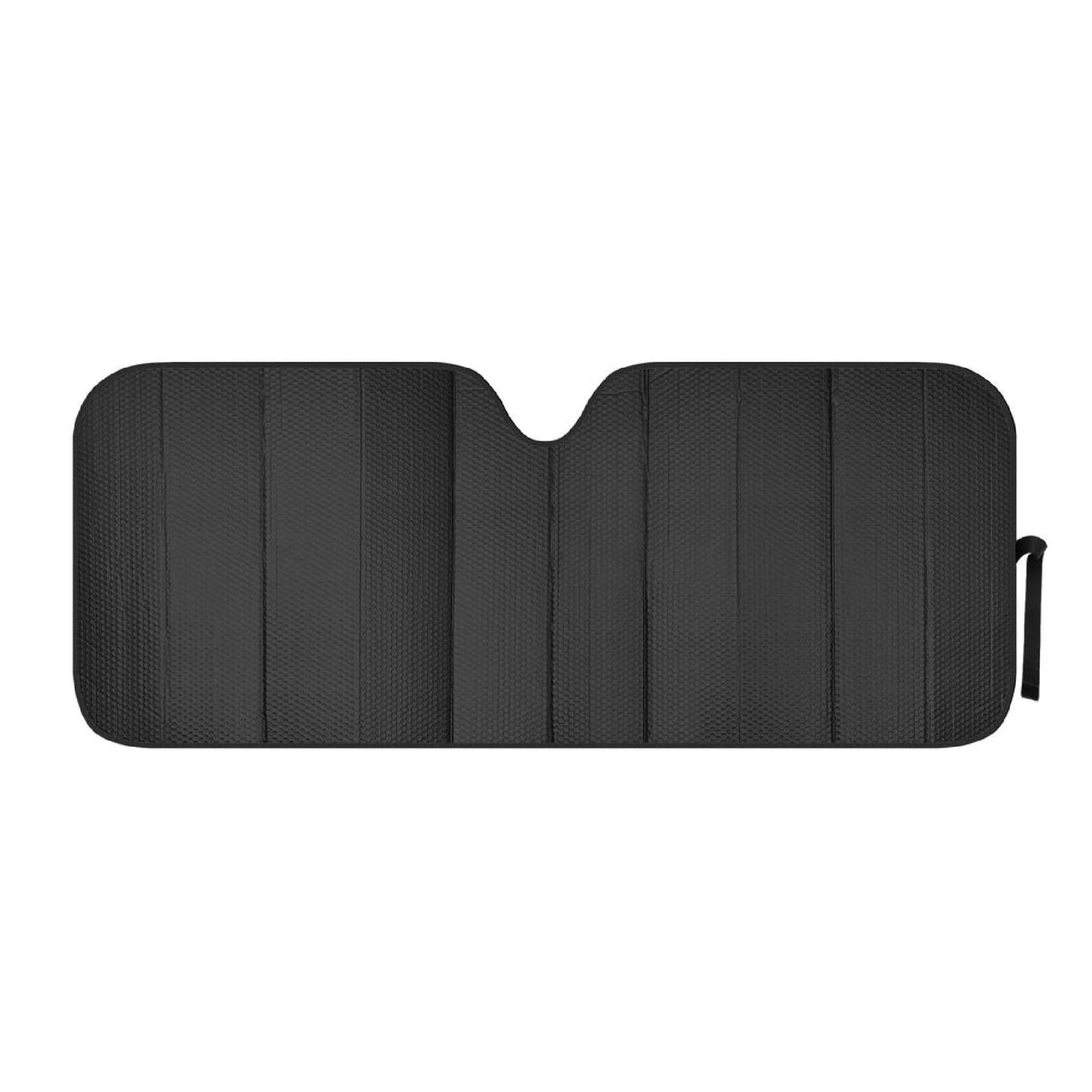 Motor Trend Windshield Sunshade for Car, Truck & SUV, Black - Folding Sun Shade for Front Window, Auto Sun Visor Heat Protection, UV Rays Blocker (58 x 24 Inch)