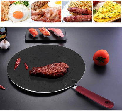 Portable Non-Stick Crepe Maker, Mini Frying Pan Pancake Griddle for Home Cooks, Crepe Lovers