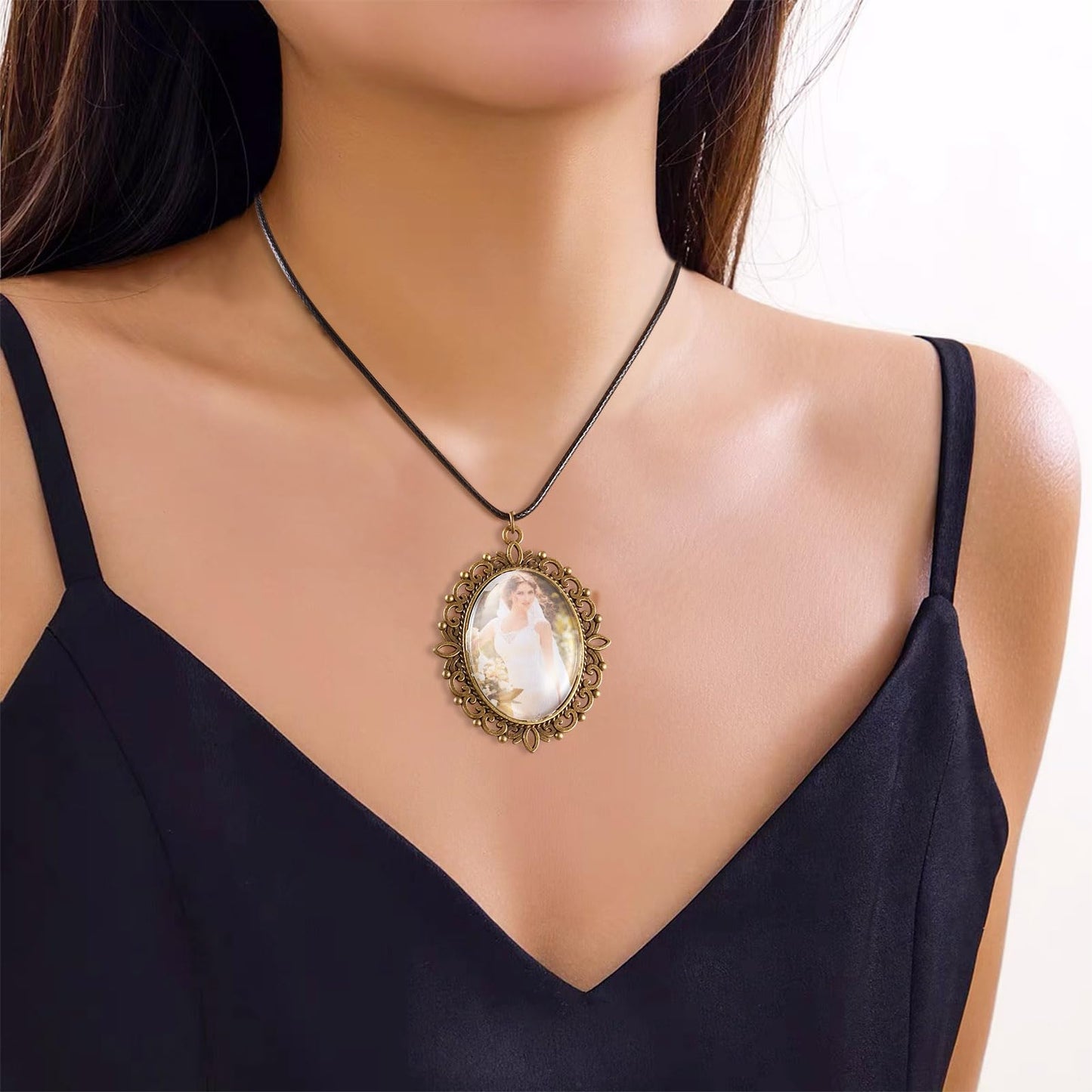 Bestewelry 20Pcs Bezel Pendant Trays 10 Styles Vintage Cabochon Bezel Settings Trays Charms Tibetan Style Oval Trays Pendant Blanks for DIY Crafts Photo Necklace Jewelry Making