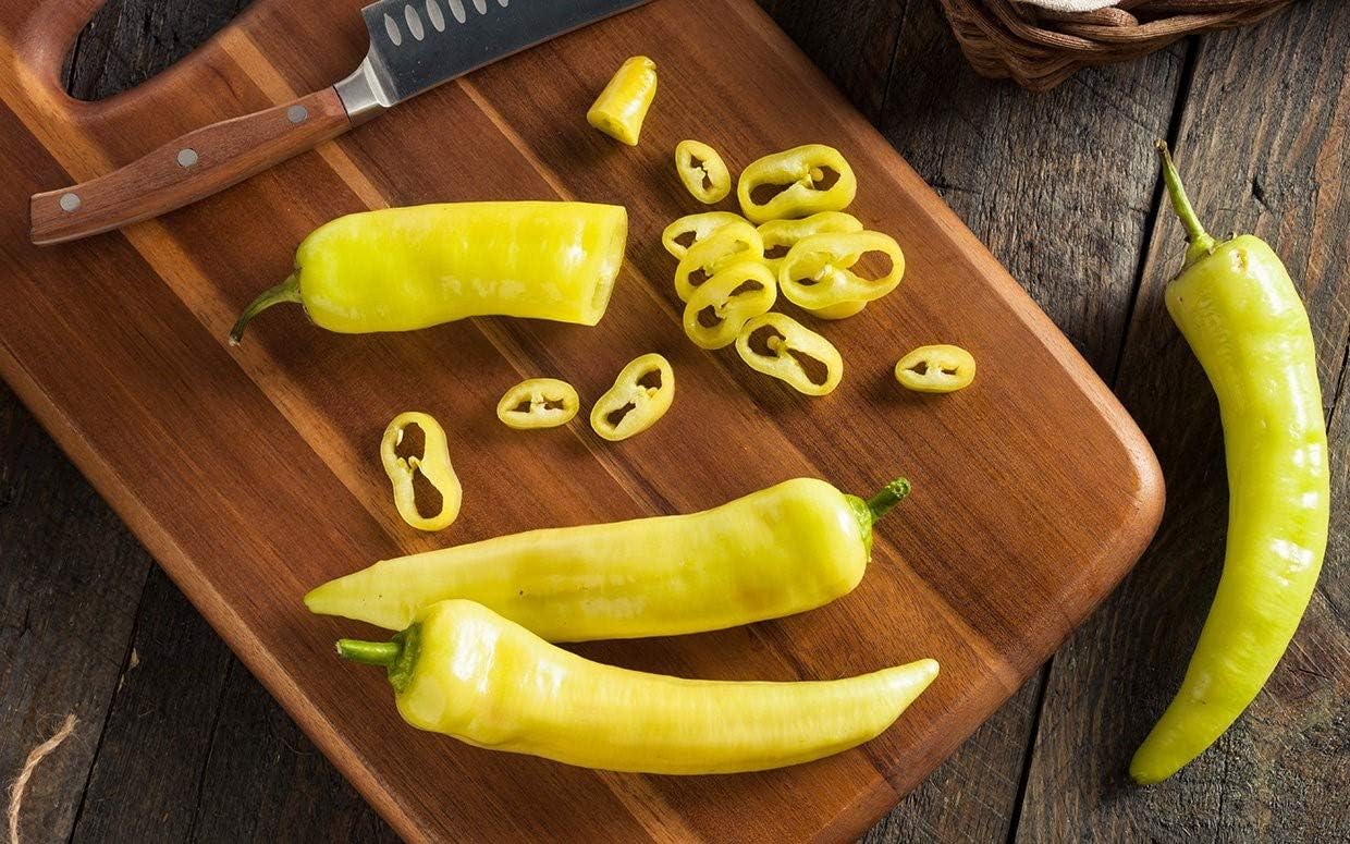 Seeds,50 Count Sweet Banana Pepper COOL BEANS N SPROUTS Brand. Heirloom. Non-GMO. Home Gardening.