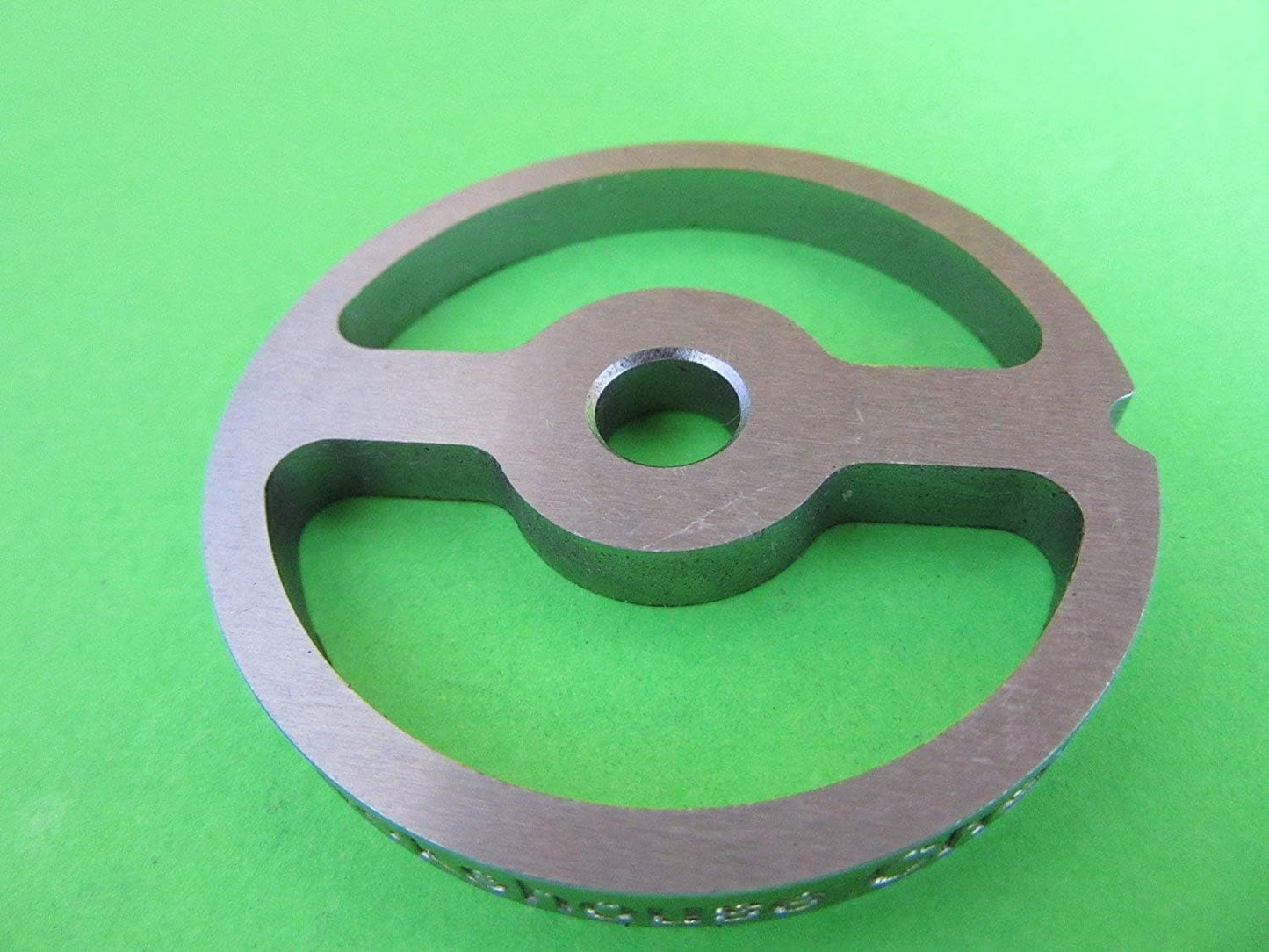#8 Size Sausage Stuffer Disc for Meat Grinder, 2 3/8" (61mm) Diameter, Fits All Size #8 Grinders