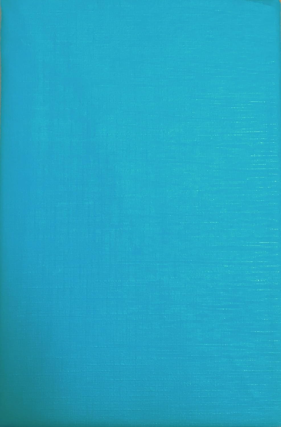 Better Home 60" Round Aqua Tablecloth, Flannel Backed Kitchen Decorator