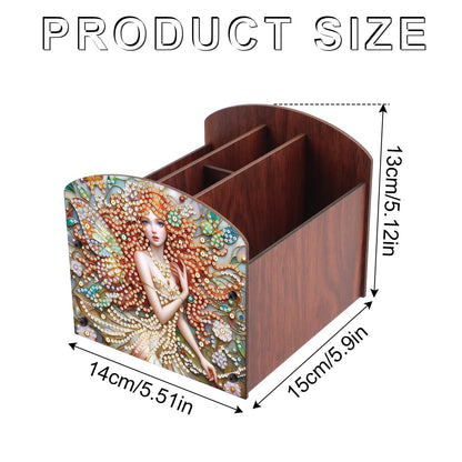 Tontut Diamond Painting Kit Storage Box, Elegant Women's 5D DIY Open Multi-Compartment Organiser Box, for Storing Desktop Items, Handmade Creative Gift