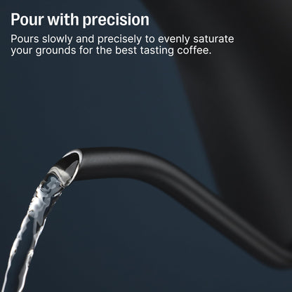 Fellow Stagg EKG Pro Electric Gooseneck Kettle – Precise Temperature Control, Quick Heating, Brew Timer, Scheduling, Stainless Steel, Pour-Over Coffee - 0.9L, Matte Black