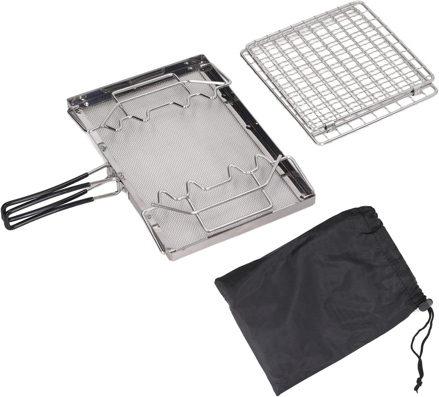 Camping Toaster, Foldable Portable Durable Stovetop Toaster, Convenient for Picnic