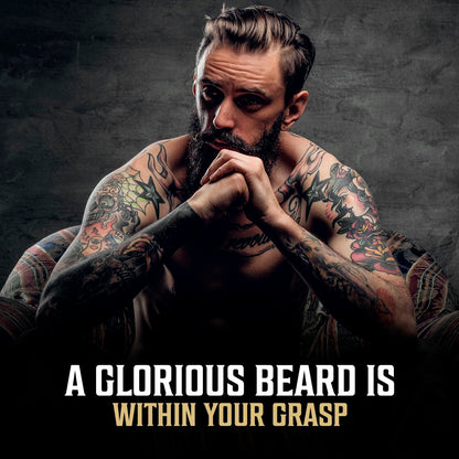 Viking Revolution Sandalwood Beard Oil for Men - Natural Mens Beard Oil with Argan Oil and Jojoba Oil - Beard Softener, Strengthens and Moisturizes - Beard Conditioner for Men (Sandalwood, 1 Pack)
