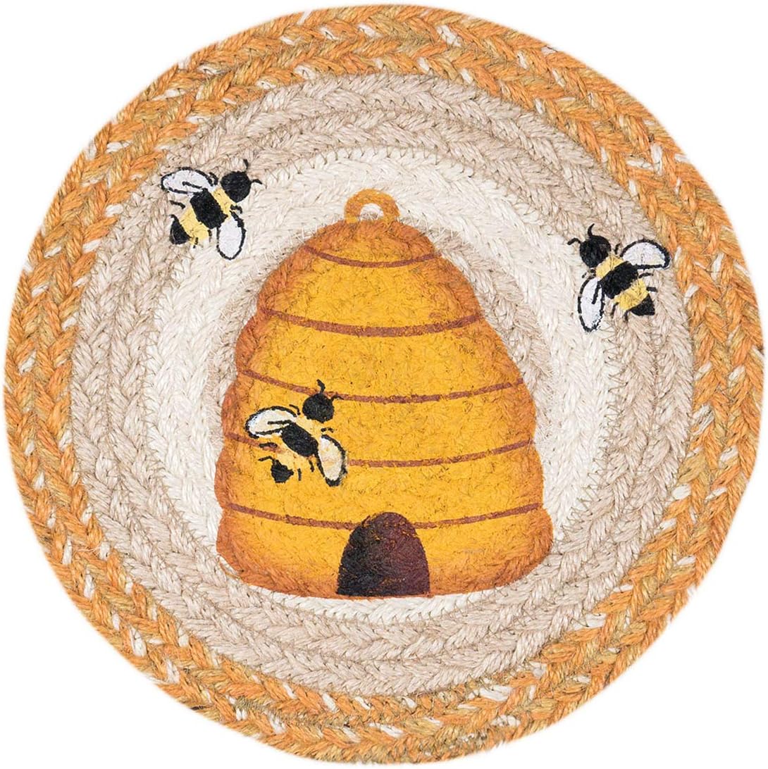 Earth Rugs 80-9-101B Trivet, Yellow Kitchen Accessory