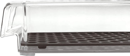 Spectrum Diversified Hexa Small Refrigerator Bin - In-Fridge Storage for Fruit, Vegetables, and More (8.5 x 6 x 2.25)