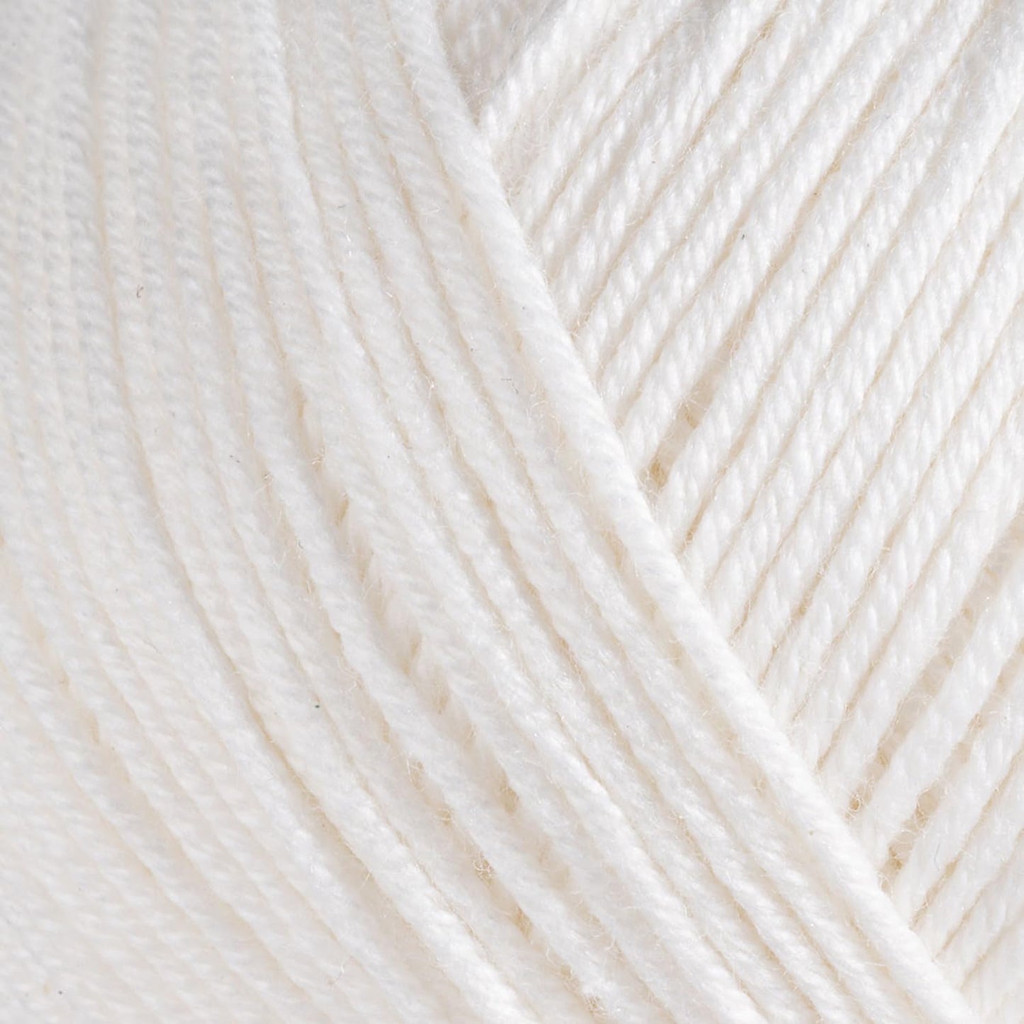 HobbyMia Baby Cotton Blend Yarn – Soft Sport Weight Yarn for Crochet & Amigurumi - 50g/180yds - 60% Cotton 40% Acrylic - Ideal for Baby & Knitting Proj. & 10 Stitch Markers(White, 4 Balls)